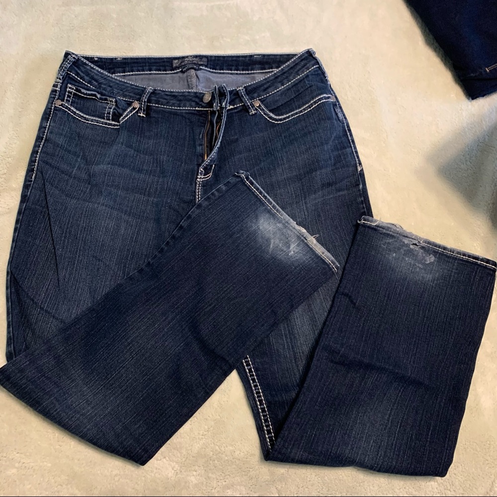 Silver jeans